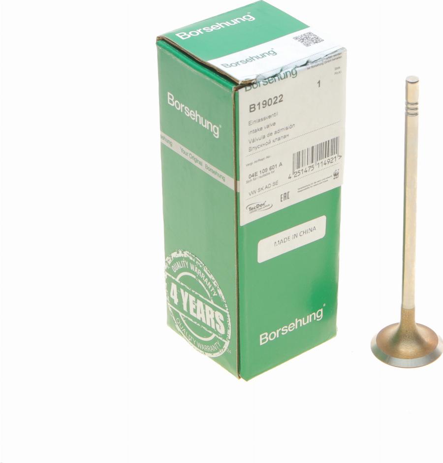 Borsehung B19022 - Soupape d'admission droxauto.com