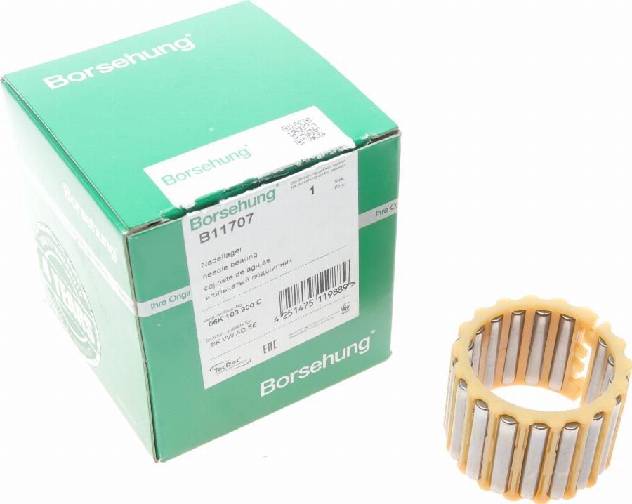 Borsehung B11707 - Palier, arbre à contrepoids d'équilibrage droxauto.com