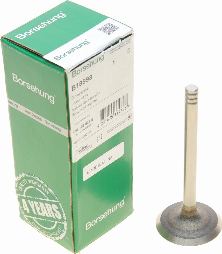 Borsehung B18998 - Soupape d'admission droxauto.com
