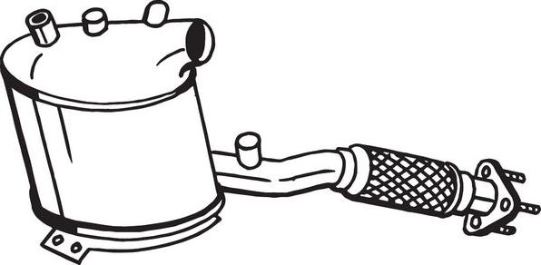 Bosal 095-366 - Filtre à particules / à suie, échappement droxauto.com