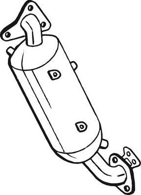 Bosal 097-316 - Filtre à particules / à suie, échappement droxauto.com