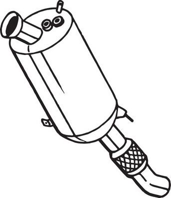 Bosal 097-250 - Filtre à particules / à suie, échappement droxauto.com