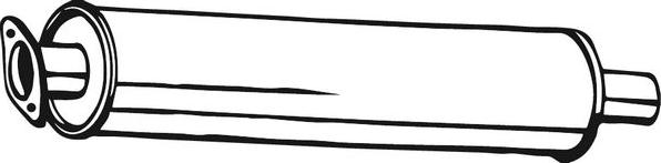 Bosal 154-497 - Silencieux central droxauto.com