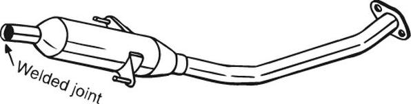 Bosal 284-571 - Silencieux central droxauto.com