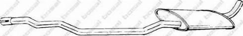 Bosal 284-345 - Silencieux central droxauto.com