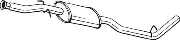 Bosal 279-701 - Silencieux central droxauto.com