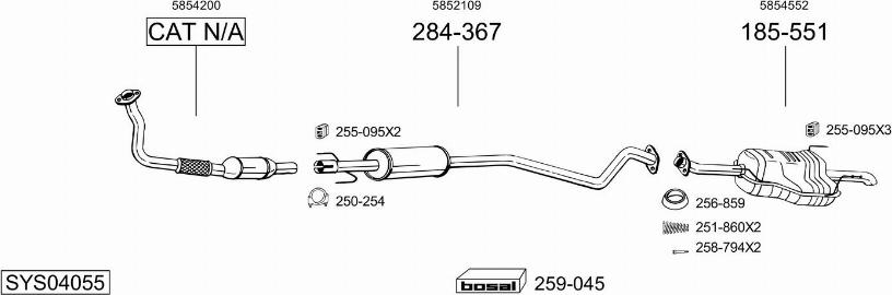 Bosal SYS04055 - Échappement droxauto.com