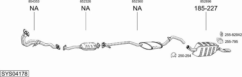 Bosal SYS04178 - Échappement droxauto.com