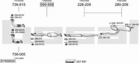 Bosal SYS06520 - Échappement droxauto.com