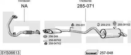 Bosal SYS06613 - Échappement droxauto.com