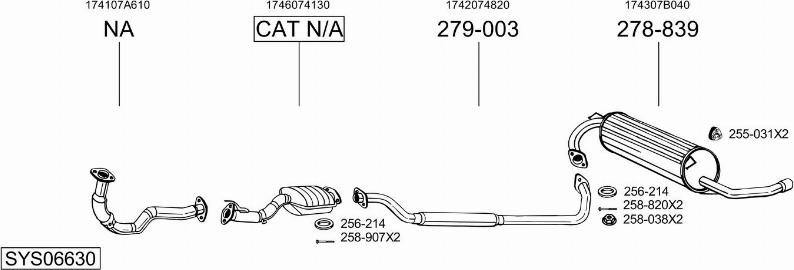 Bosal SYS06630 - Échappement droxauto.com
