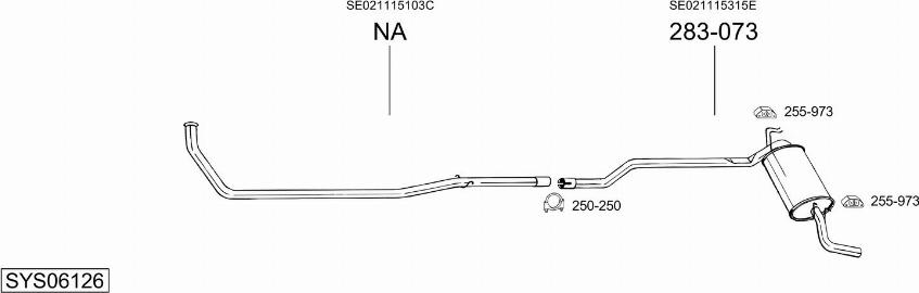 Bosal SYS06126 - Échappement droxauto.com