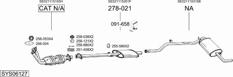 Bosal SYS06127 - Échappement droxauto.com