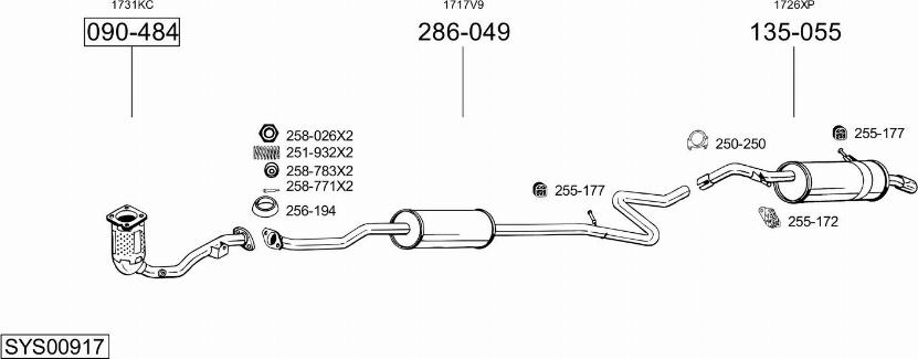 Bosal SYS00917 - Échappement droxauto.com