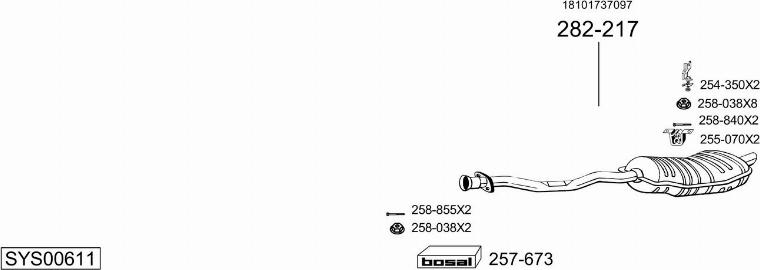 Bosal SYS00611 - Échappement droxauto.com