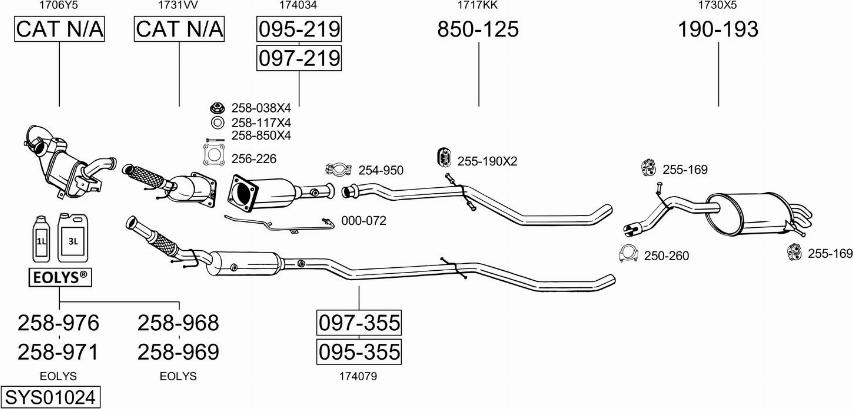 Bosal SYS01024 - Échappement droxauto.com