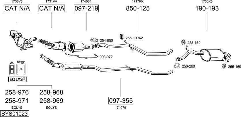 Bosal SYS01023 - Échappement droxauto.com