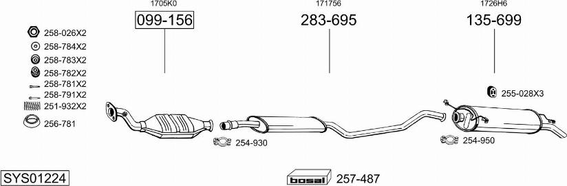 Bosal SYS01224 - Échappement droxauto.com