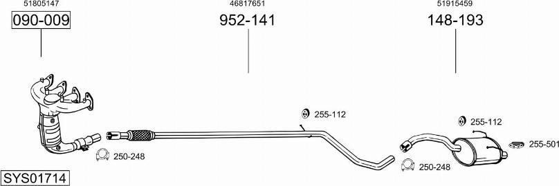 Bosal SYS01714 - Échappement droxauto.com