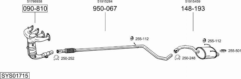Bosal SYS01715 - Échappement droxauto.com