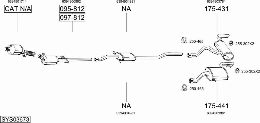 Bosal SYS03673 - Échappement droxauto.com