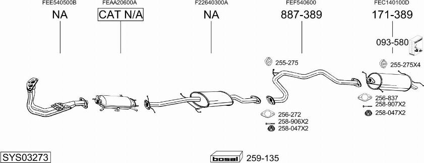 Bosal SYS03273 - Échappement droxauto.com