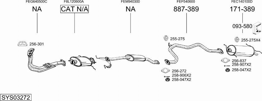 Bosal SYS03272 - Échappement droxauto.com