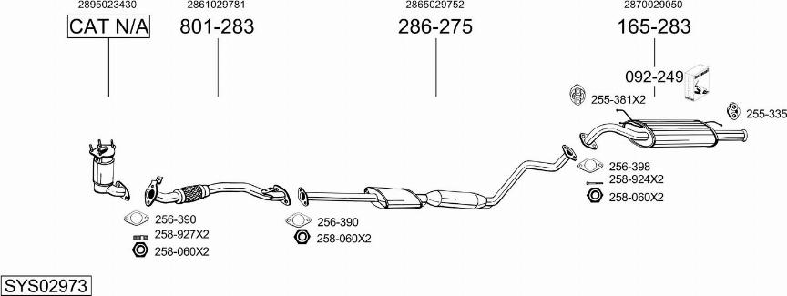 Bosal SYS02973 - Échappement droxauto.com