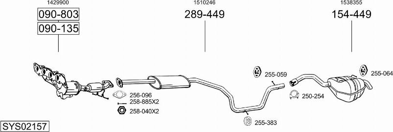 Bosal SYS02157 - Échappement droxauto.com
