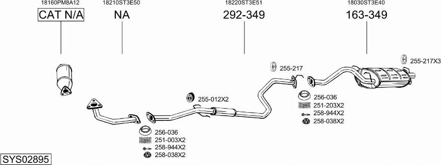 Bosal SYS02895 - Échappement droxauto.com
