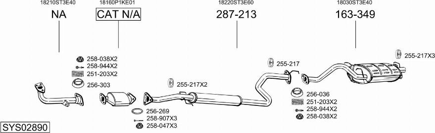 Bosal SYS02890 - Échappement droxauto.com