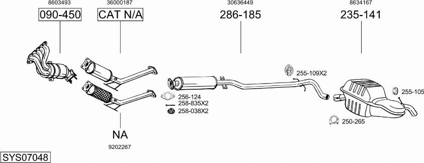 Bosal SYS07048 - Échappement droxauto.com