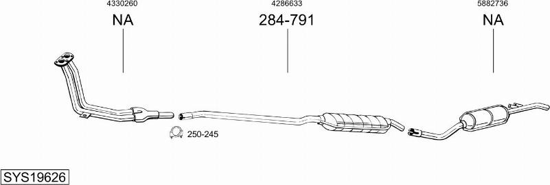 Bosal SYS19626 - Échappement droxauto.com