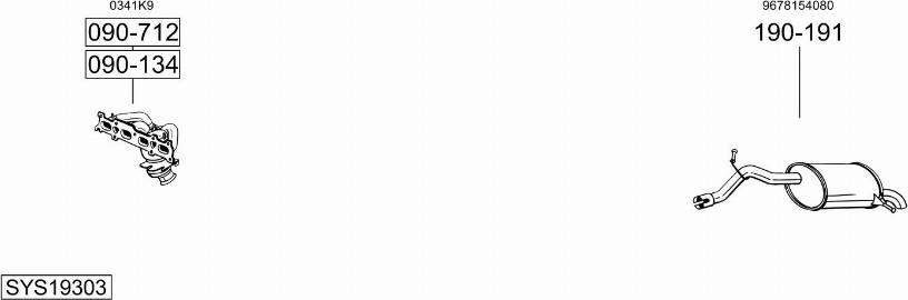 Bosal SYS19303 - Échappement droxauto.com