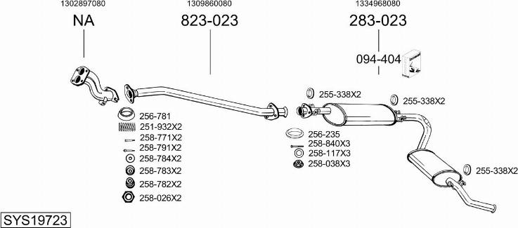 Bosal SYS19723 - Échappement droxauto.com