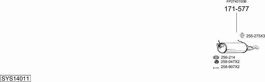 Bosal SYS14011 - Échappement droxauto.com