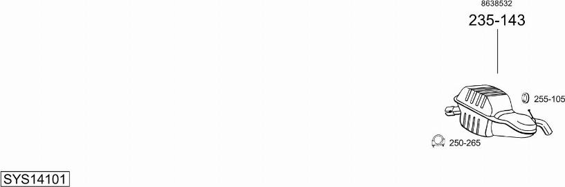 Bosal SYS14101 - Échappement droxauto.com