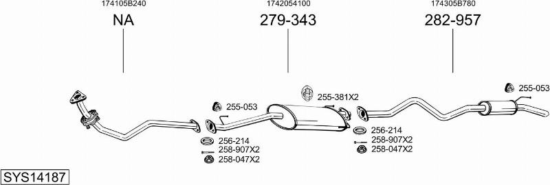Bosal SYS14187 - Échappement droxauto.com