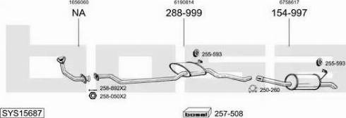 Bosal SYS15687 - Échappement droxauto.com