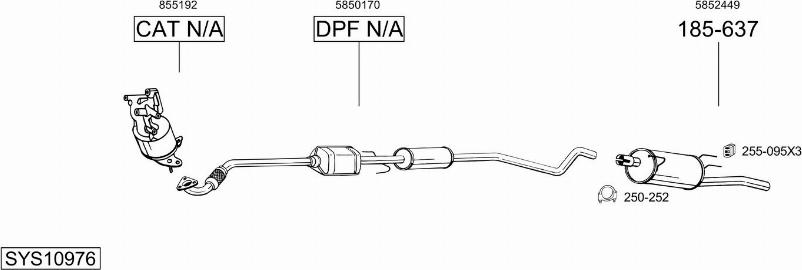 Bosal SYS10976 - Échappement droxauto.com