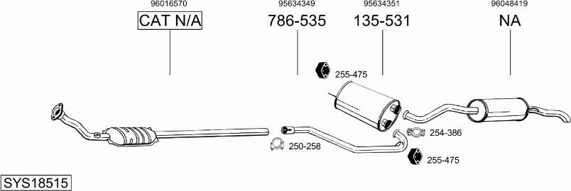 Bosal SYS18515 - Échappement droxauto.com