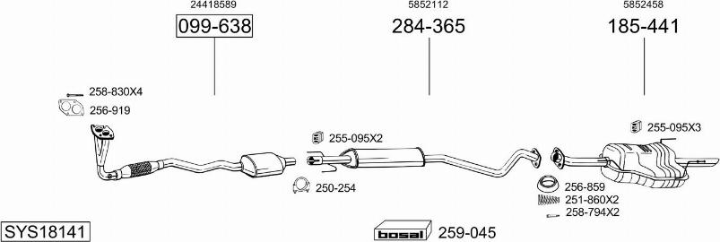 Bosal SYS18141 - Échappement droxauto.com