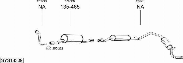Bosal SYS18309 - Échappement droxauto.com