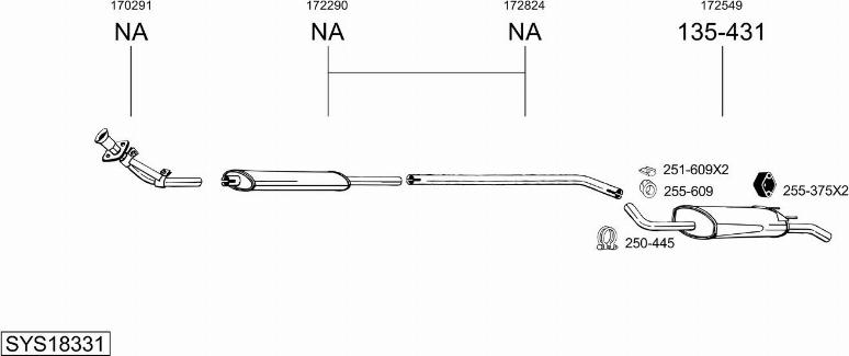 Bosal SYS18331 - Échappement droxauto.com