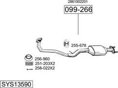 Bosal SYS13590 - Échappement droxauto.com