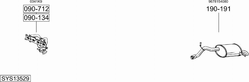 Bosal SYS13529 - Échappement droxauto.com