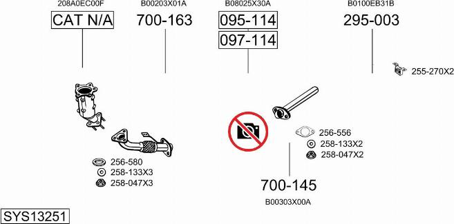 Bosal SYS13251 - Échappement droxauto.com