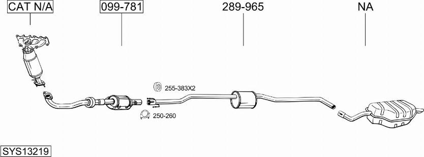 Bosal SYS13219 - Échappement droxauto.com