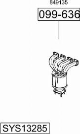 Bosal SYS13285 - Échappement droxauto.com