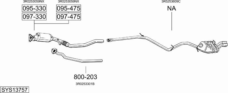 Bosal SYS13757 - Échappement droxauto.com